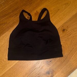 Black lulu high bra